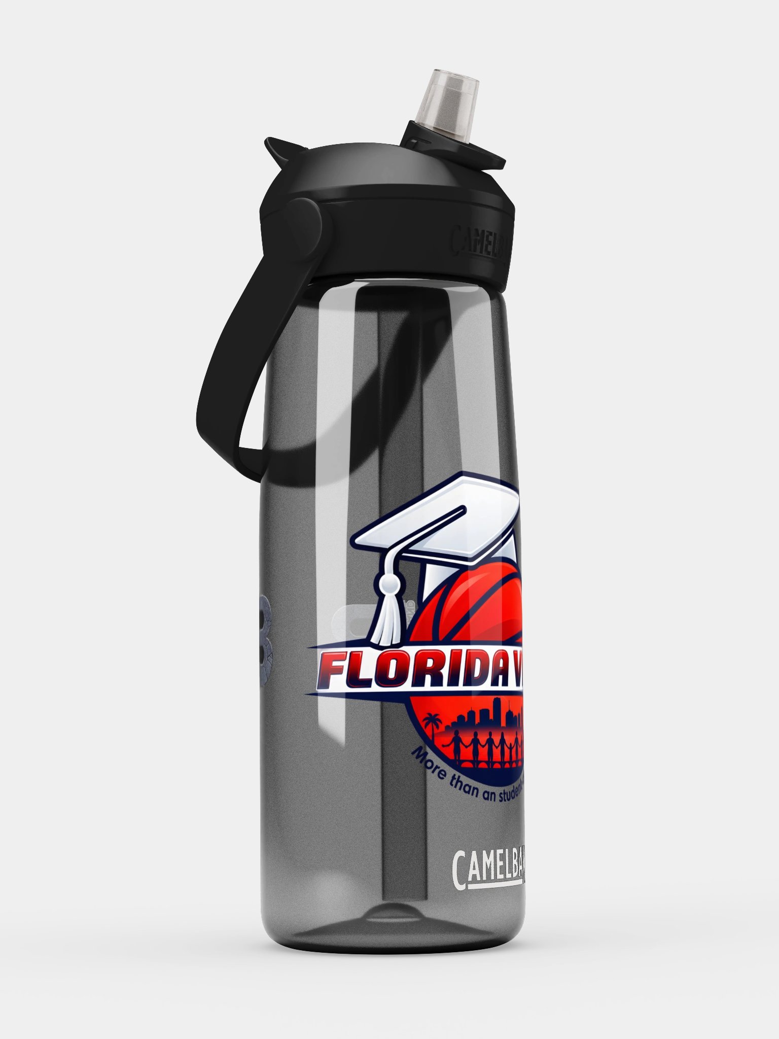 Blacktop Brand Florida Vipers Flip Straw Water Bottle product image (9)