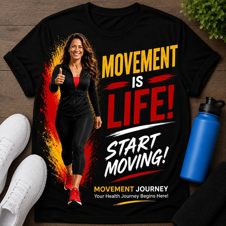 Movement is Life! Start Moving! TSHIRT product image (2)