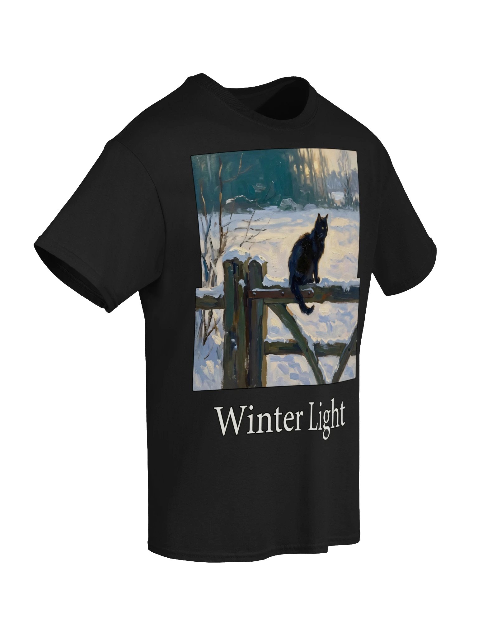 Winter Fence Cat Tee product image (41)