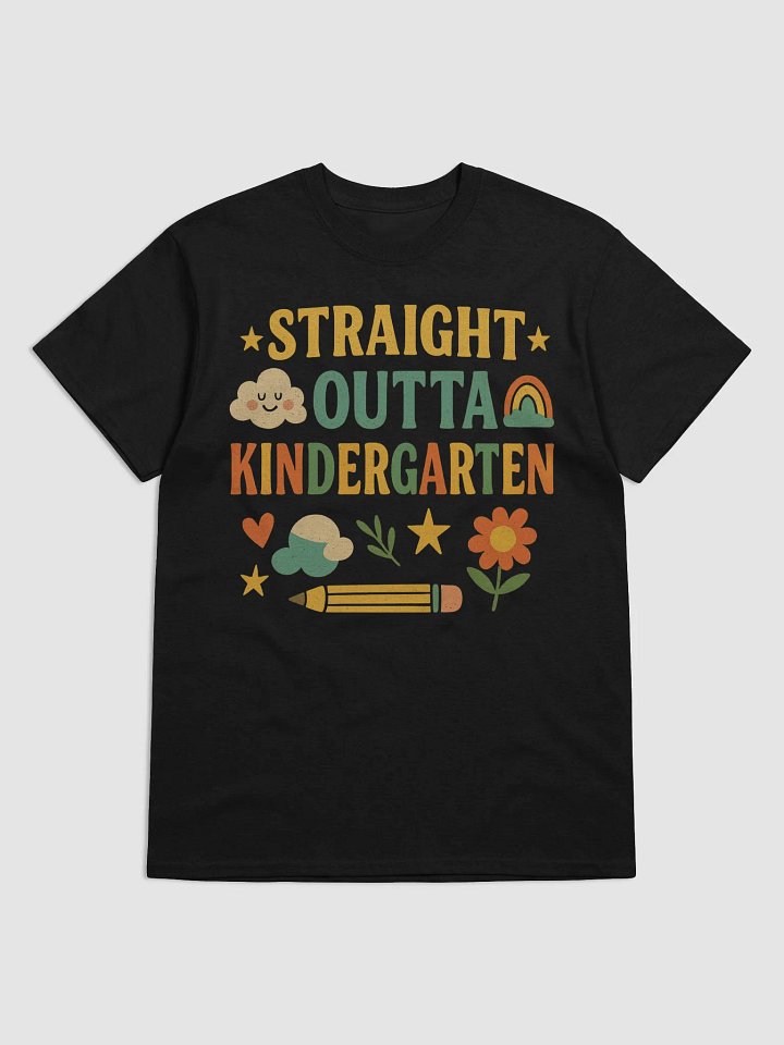 Straight Outta Kindergarten – Funny Graduation Tee for Kids product image (1)