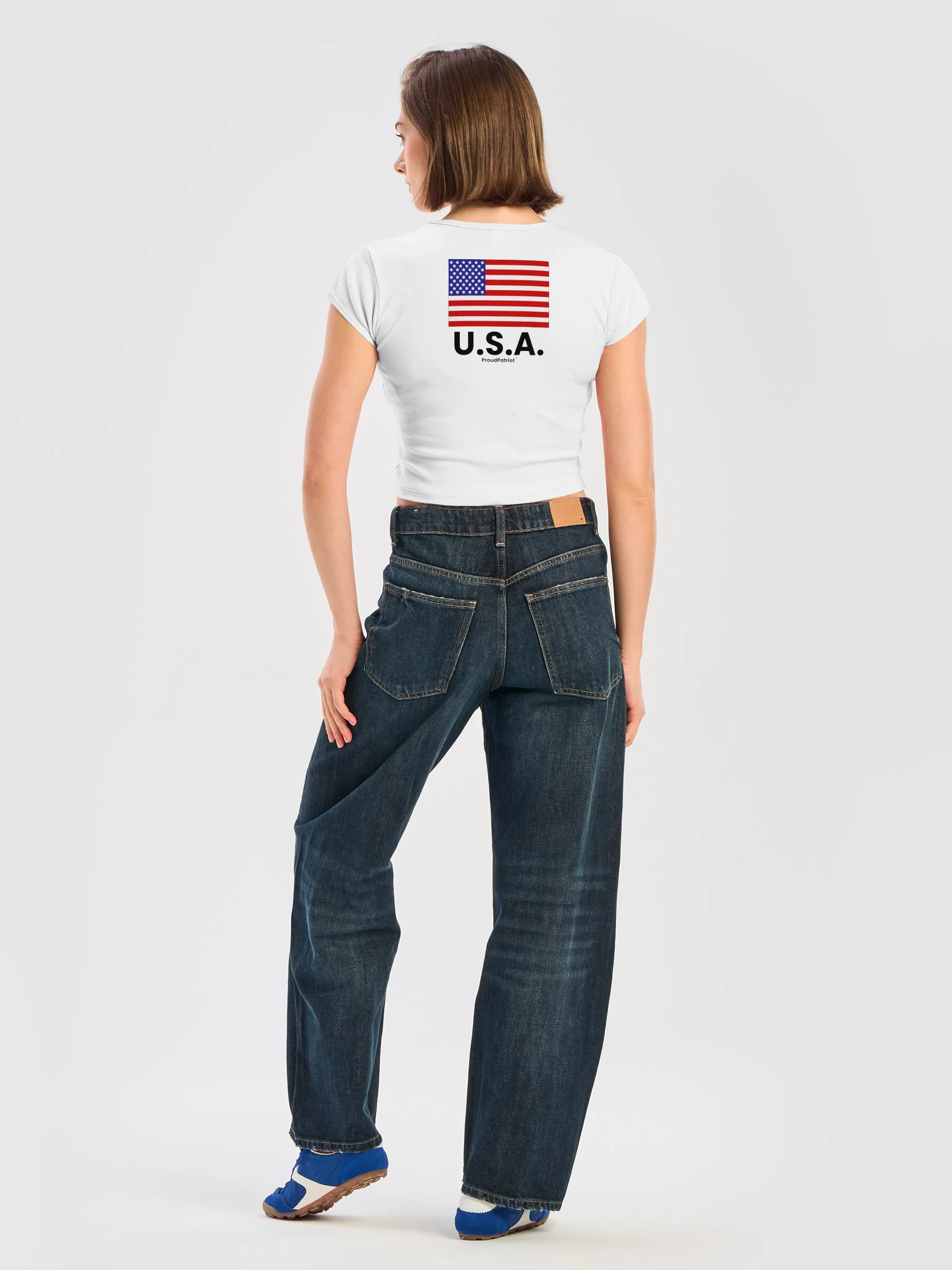New Jersey Women's Ribbed Baby Tee Crop Top product image (4)