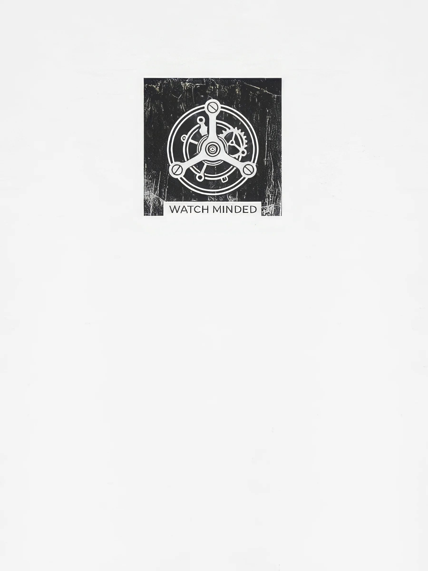 Standard Fit Light Cotton "Tourbillon" T-Shirt, White product image (2)