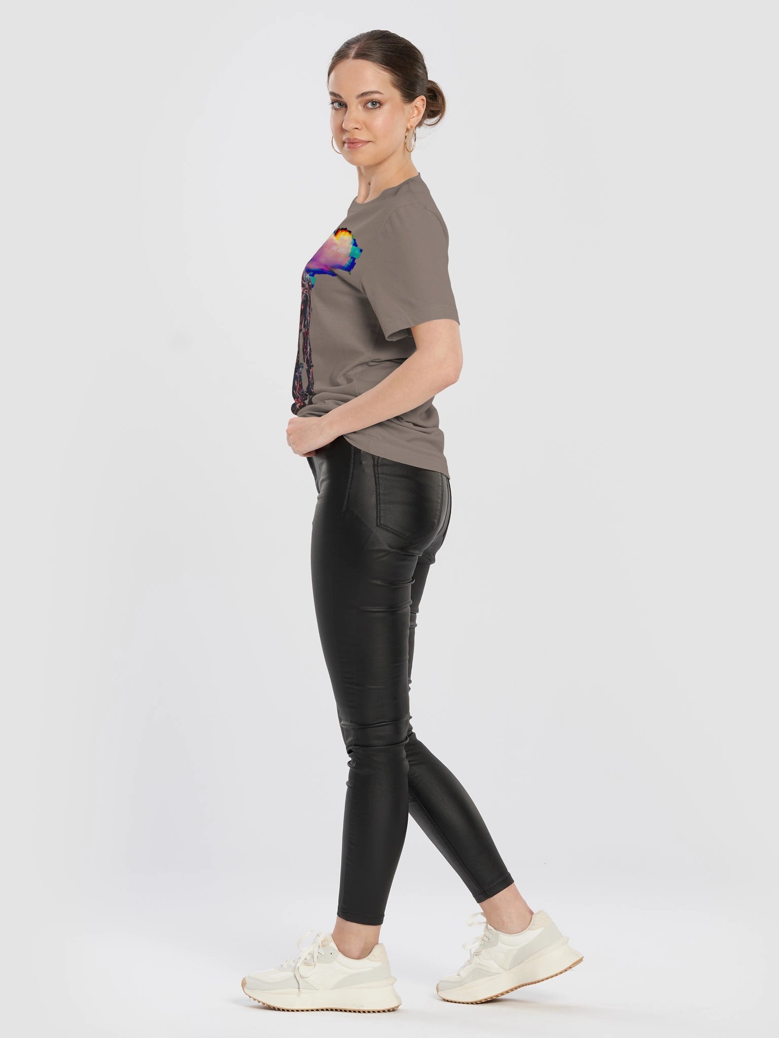Written Flesh Cyber Glitch Silhouette Tee product image (5)