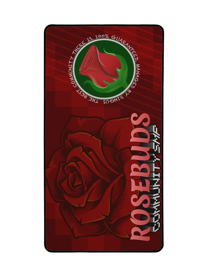 Rosebuds Deskmat 15.5" x 31.5" product image (2)