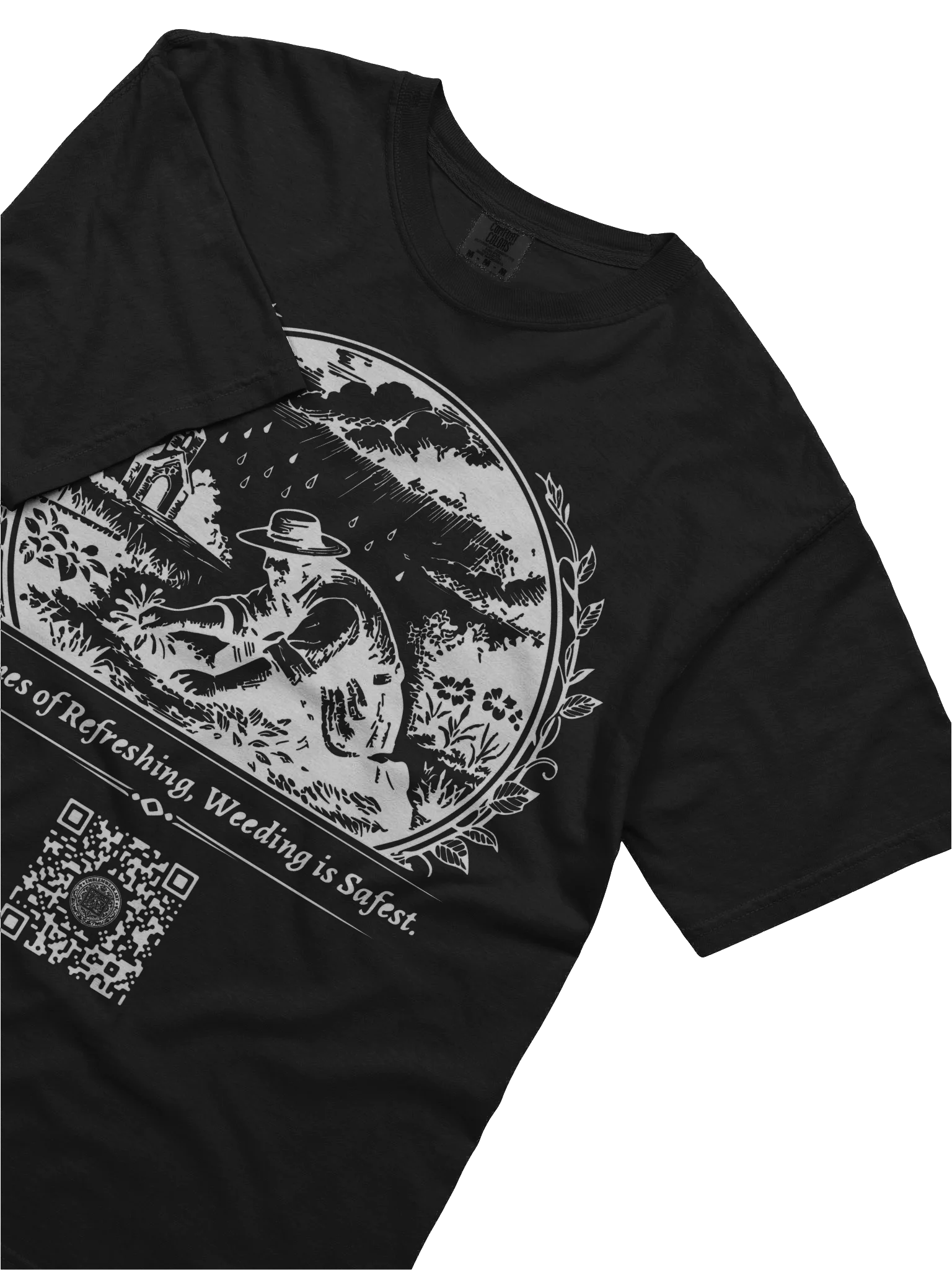 Weeding Time (White on Black/Color) product image (5)