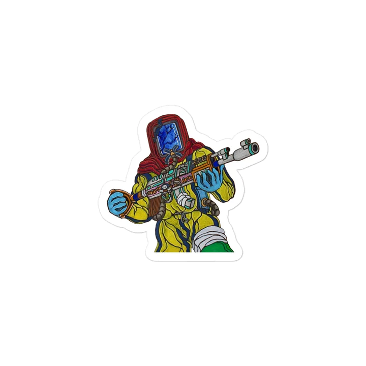 Hazmat Warrior Sticker product image (1)