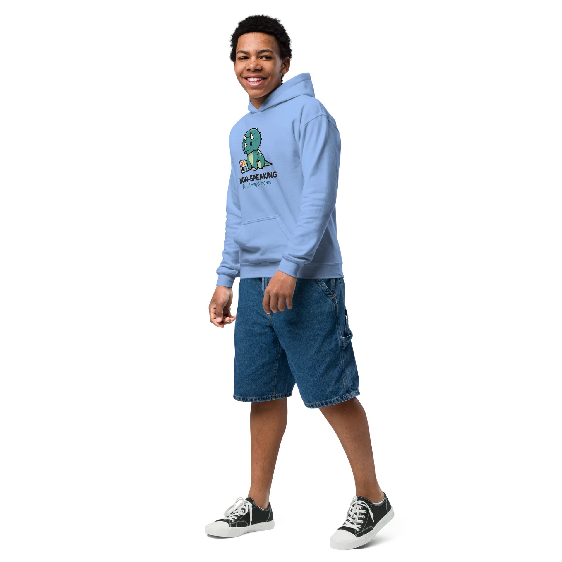 Non-Speaking, But Always Heard - Youth Hoodie product image (6)