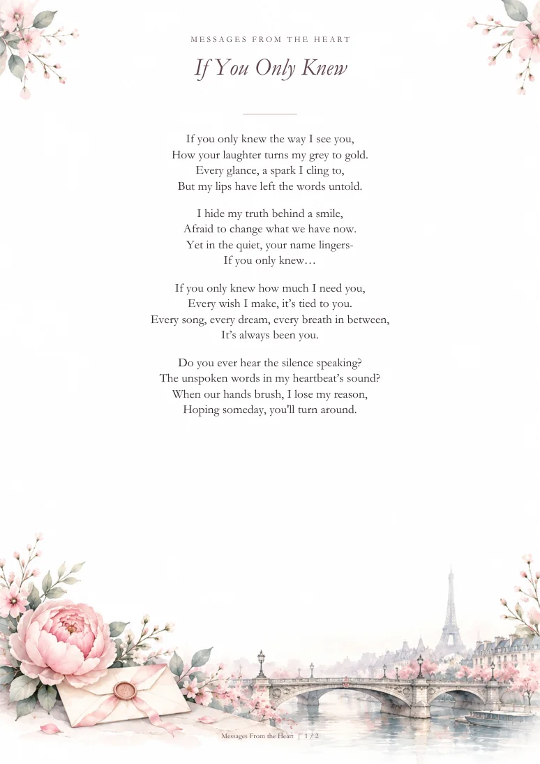 If You Only Knew — MP3 + Printable Lyrics product image (2)