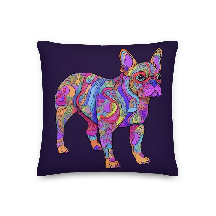 Groovy Frenchie #1 - Pillow product image (1)