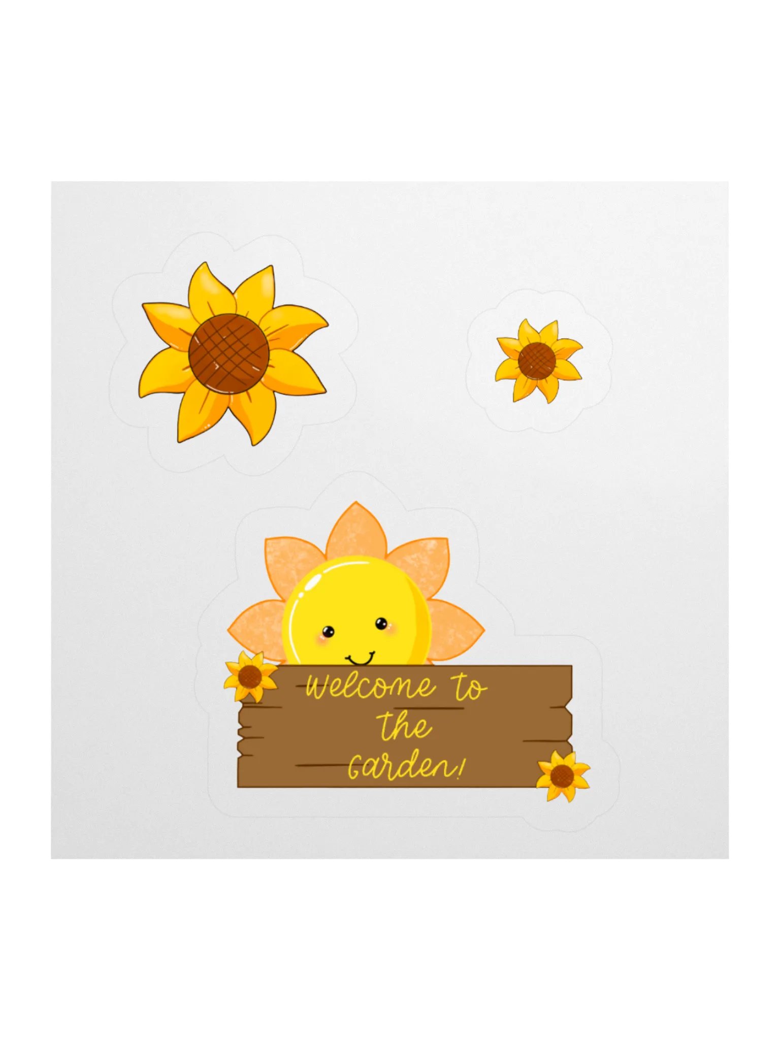 Cheerful Garden Welcome Sticker Set product image (2)