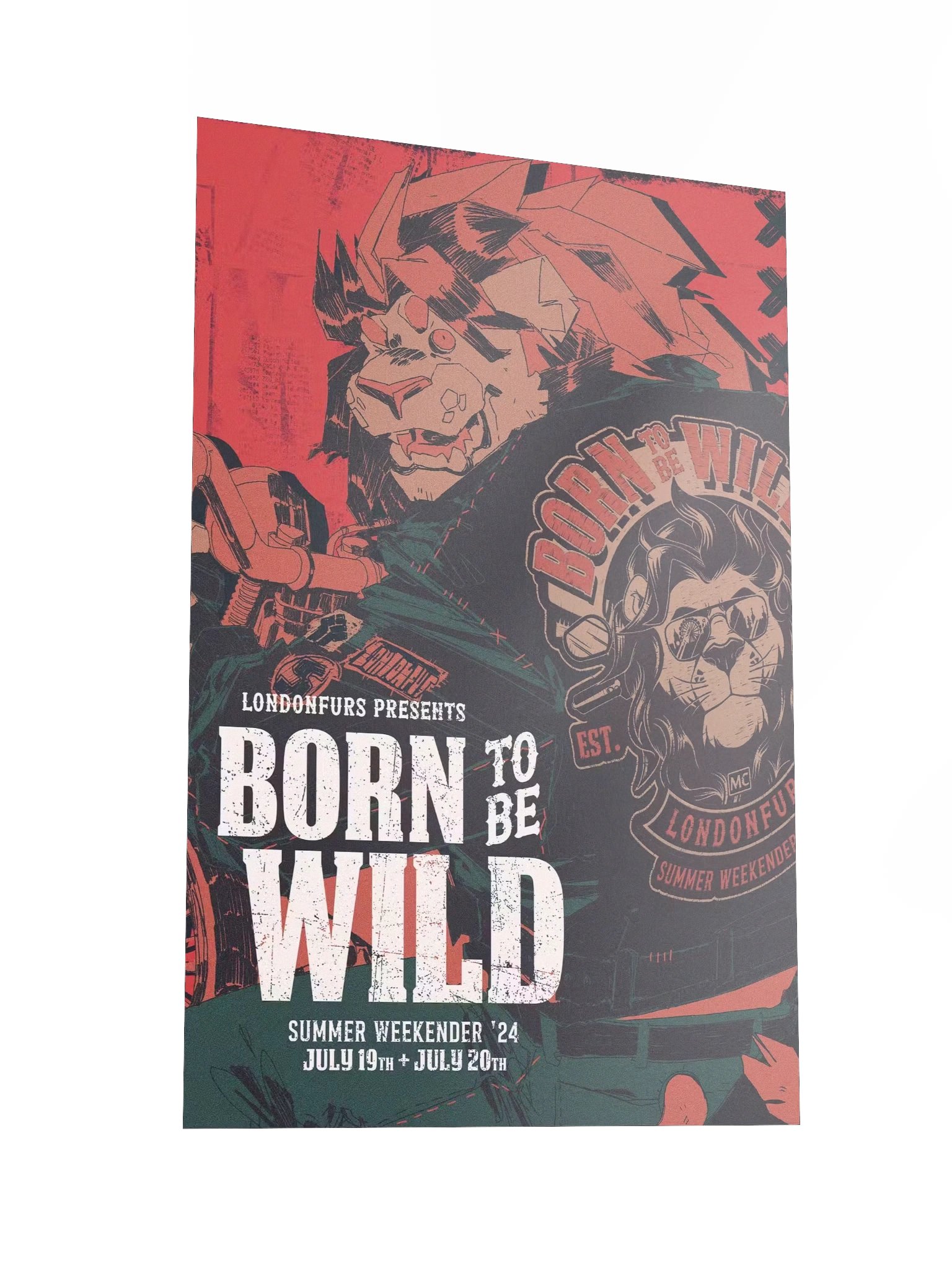 LondonFurs Summer Weekender '24 - Born to be Wild Samson - Poster product image (2)