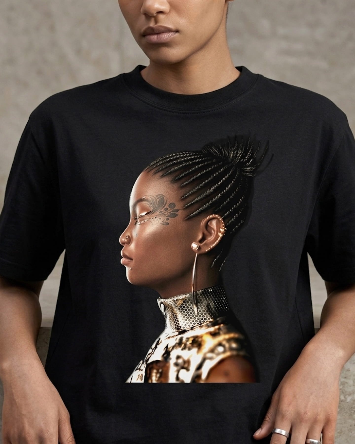 Queen Amanikhatashan Profile · AS Colour Premium Oversized Faded T-Shirt product image (5)