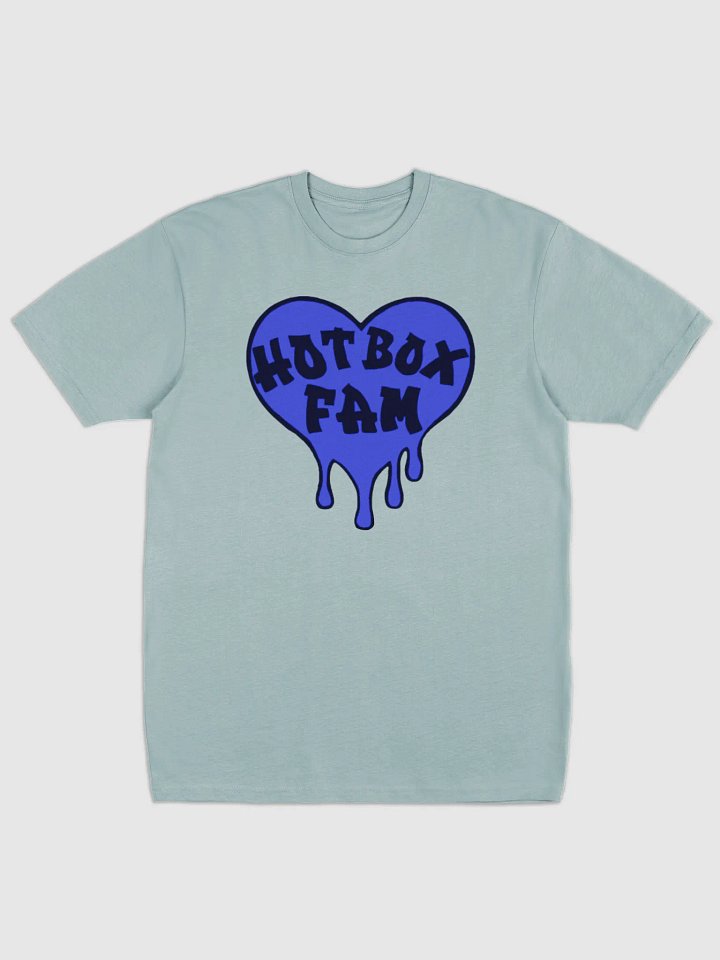 UNISEX HOT BOX FAM SOLID ROYAL BLUE LOGO TEE product image (4)
