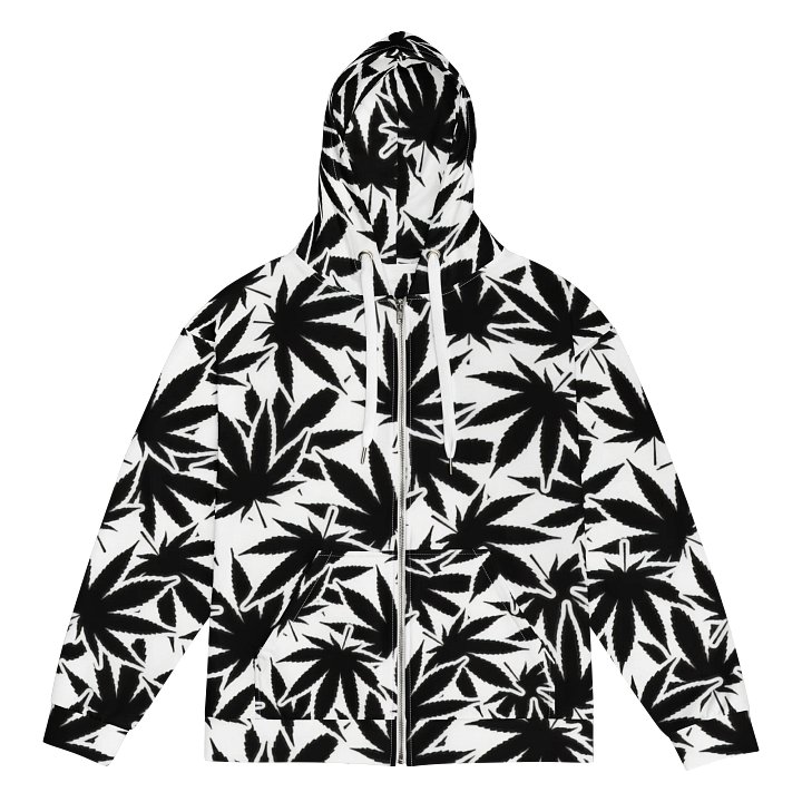 White widow zip up hoodie product image (1)