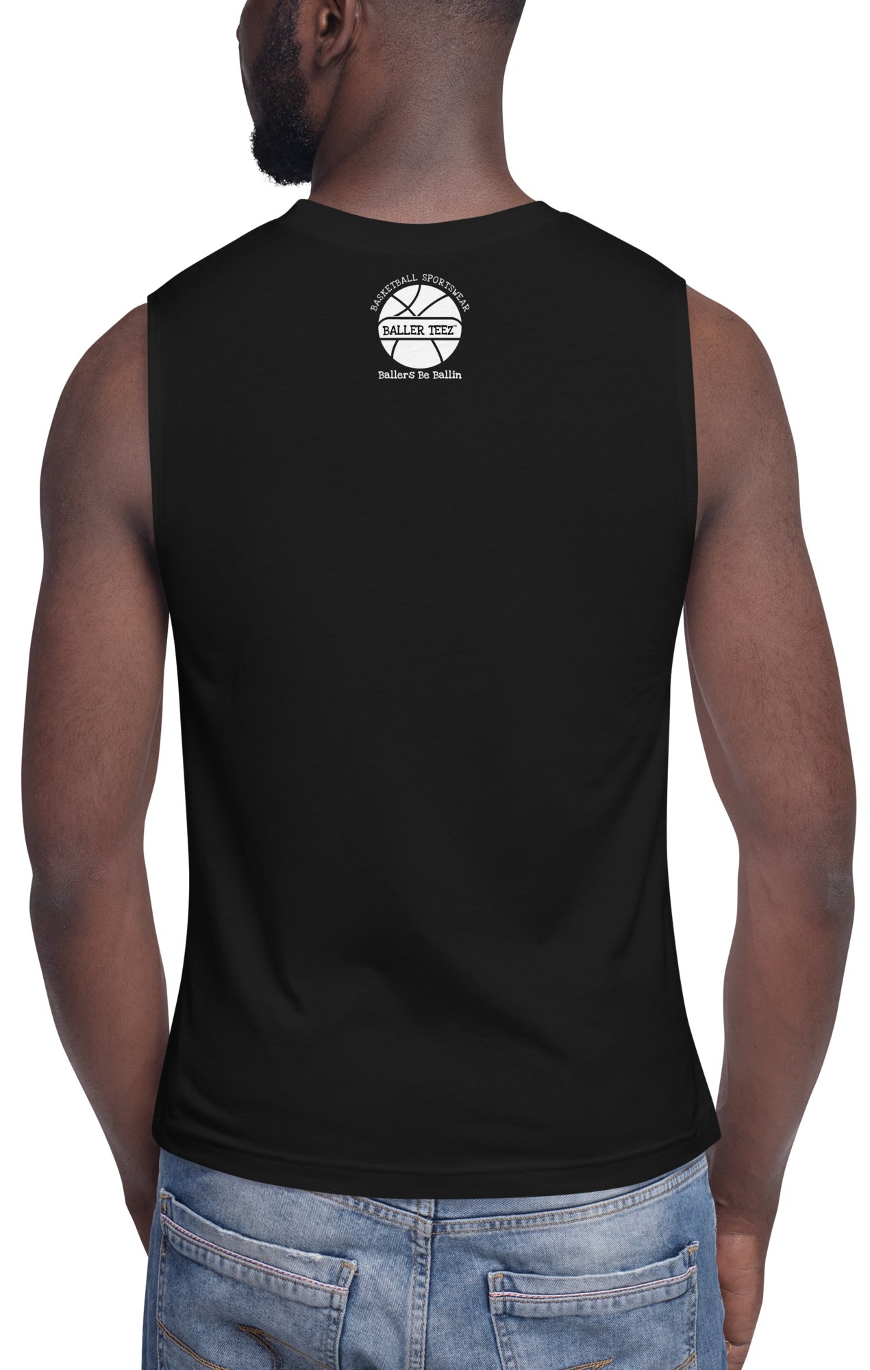 Baller Teez Black Muscle Shirt product image (3)