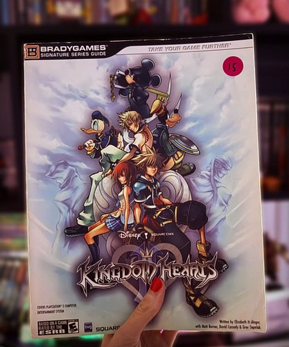 One of the greatest games ever made. I never had the strategy guide for this one growing up, so for $15 I had too! #kingdomhe...