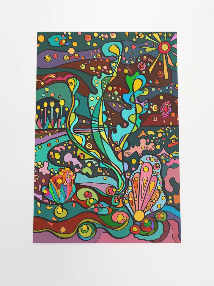 Whimsical Dreamscape Poster - Resort Night product image (1)