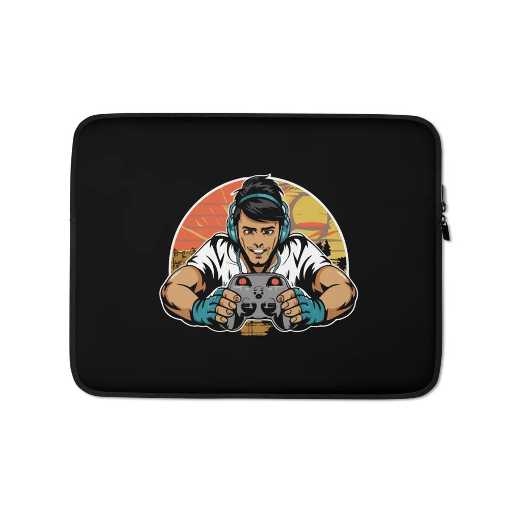 Sunset Gamer Laptop Sleeve – Stylish & Protective Sleeve for Gamers product image (1)
