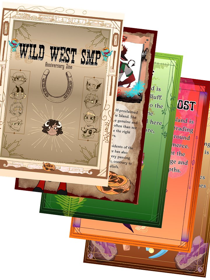 Wild West SMP Anniversary Zine product image (1)