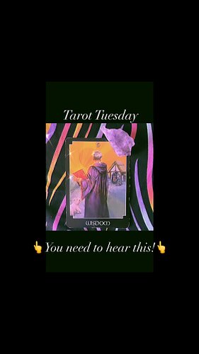 YOU NEED 2 HEAR THIS! 
#crystalsmindbodynsoul #spiritualhealing #itsurturn #tarottuesday