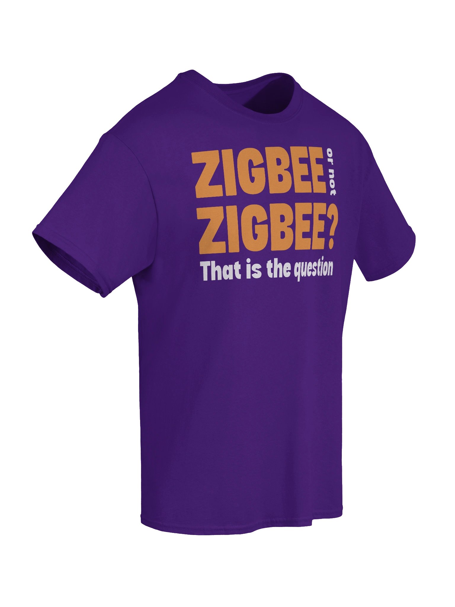 ZIGBEE or Not? Bold Orange Graphic Tee product image (27)