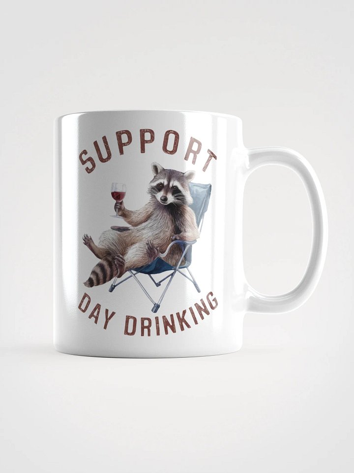 Laid-Back Raccoon Day Drinking Mug product image (1)
