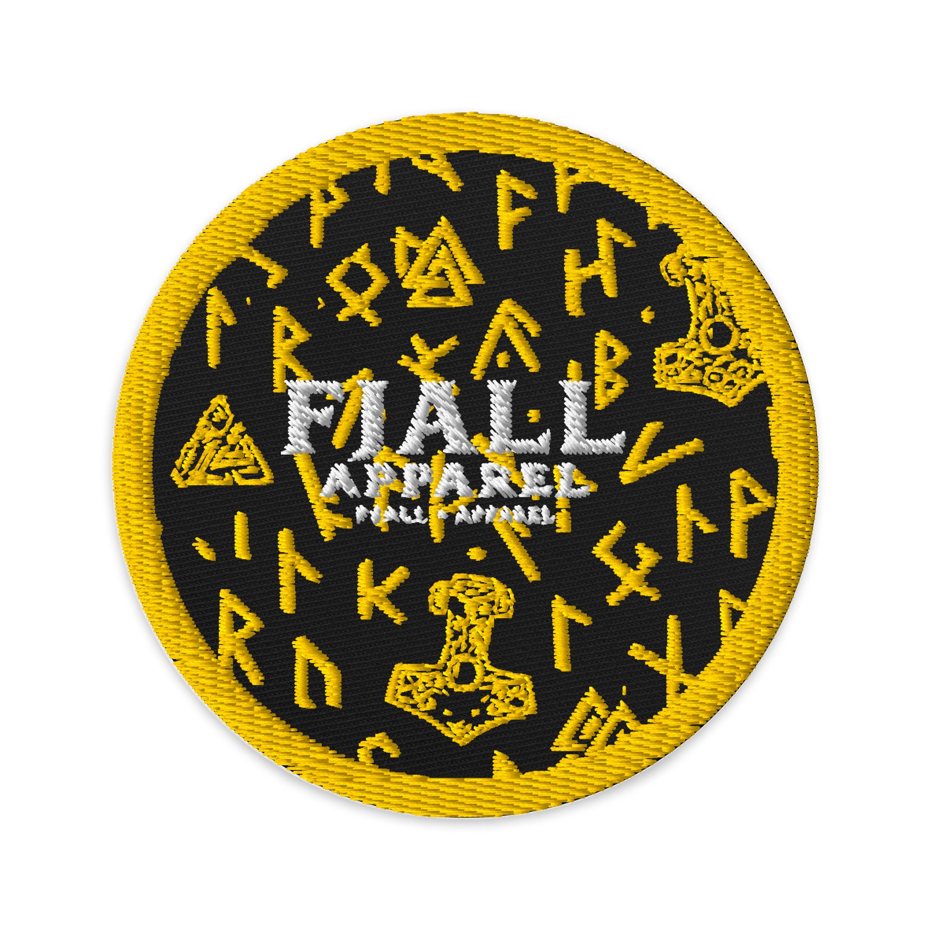 Fjall Apparel Rune Embroidered Patches product image (1)