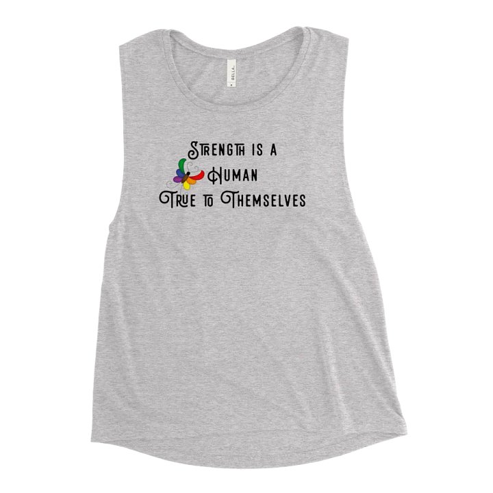 Strength is a Human (b) - Women's Tank Top product image (1)