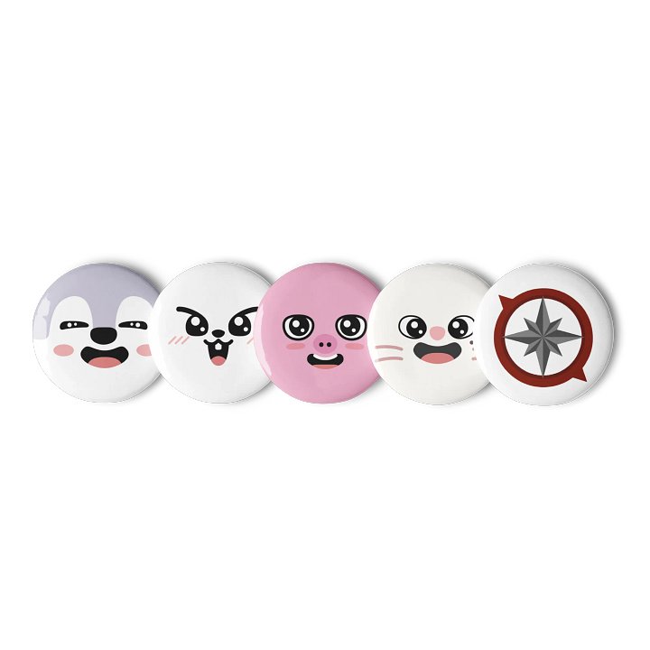 Skzoo Hyung Line Buttons product image (1)
