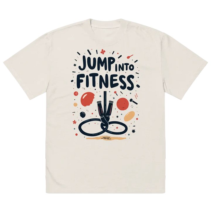 Jump into Fitness Oversized T-Shirt product image (2)