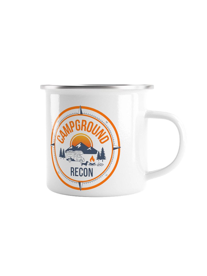 Campground Recon Enamel Mug - RV Logo product image (1)