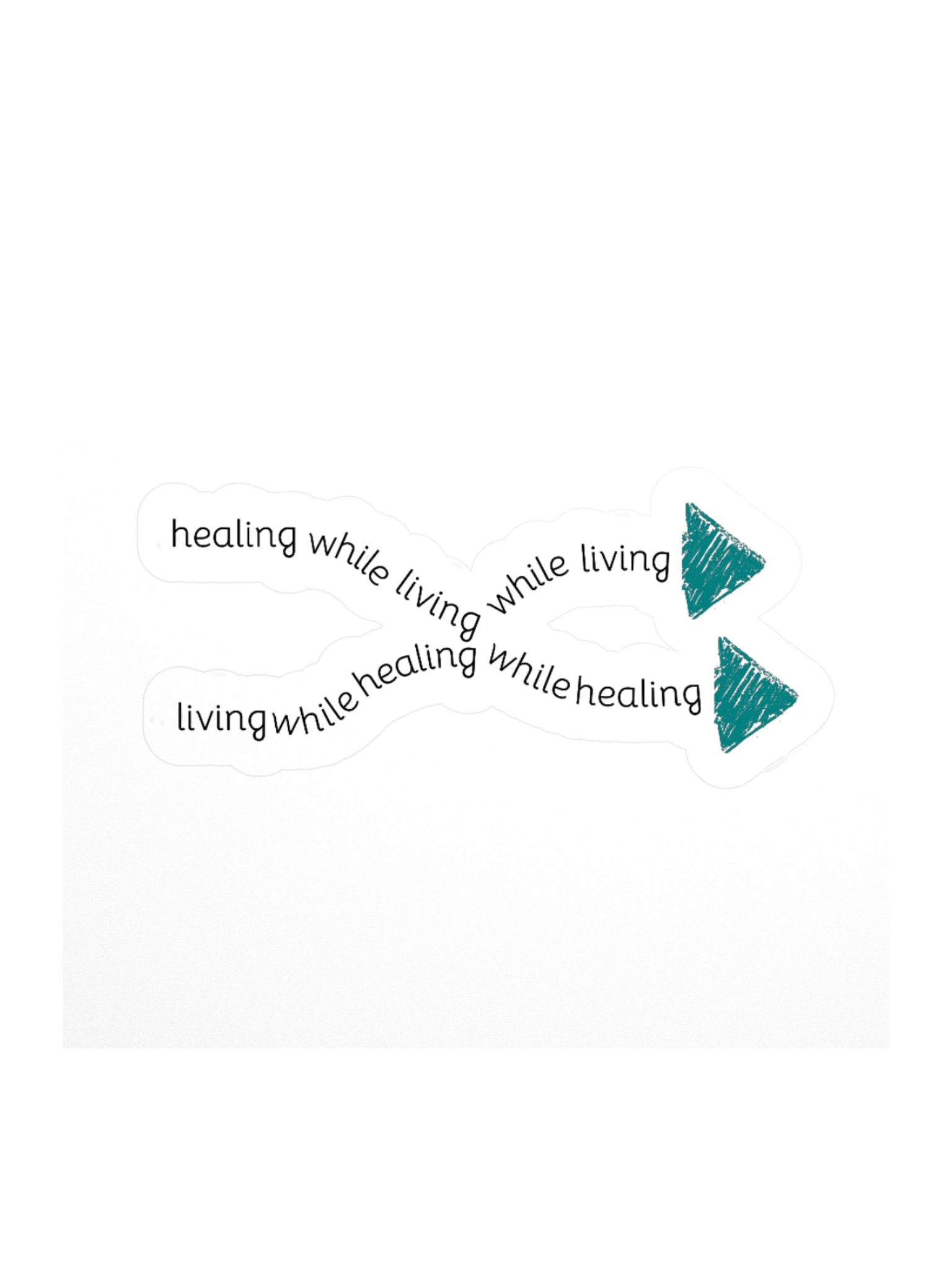 Healing While Living (Option 2) Stickers product image (3)