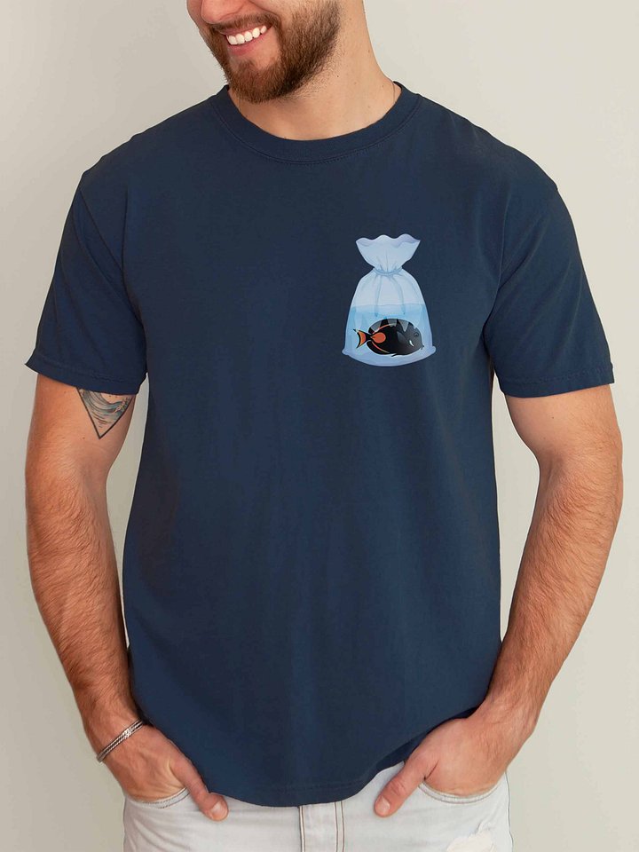 Achilles Tang Fish Bag Shirt – Funny Saltwater Aquarium & Reef Tank Graphic Tee product image (2)