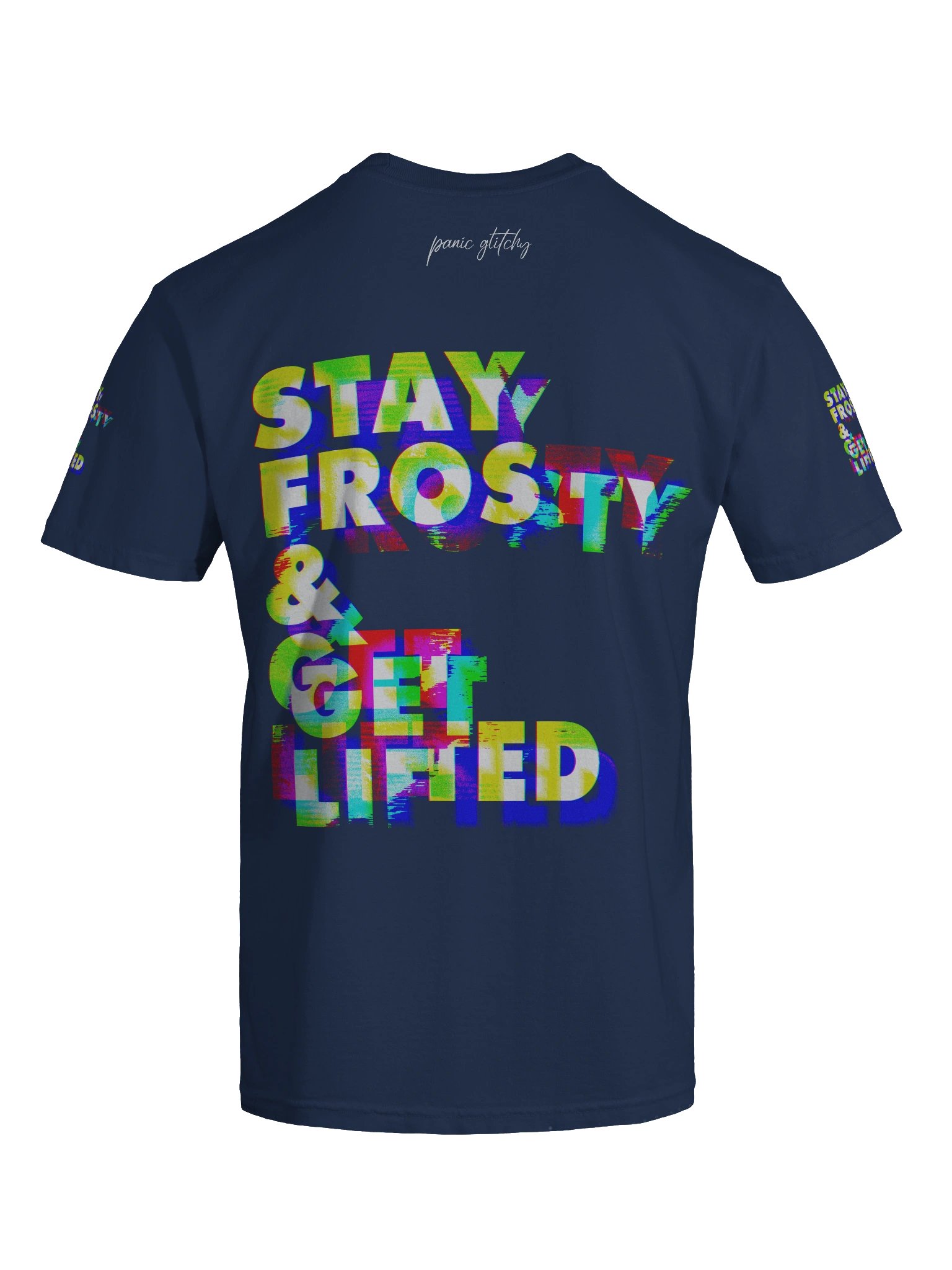 Stay Frosty & Get Lifted Anaglitched All Over product image (9)