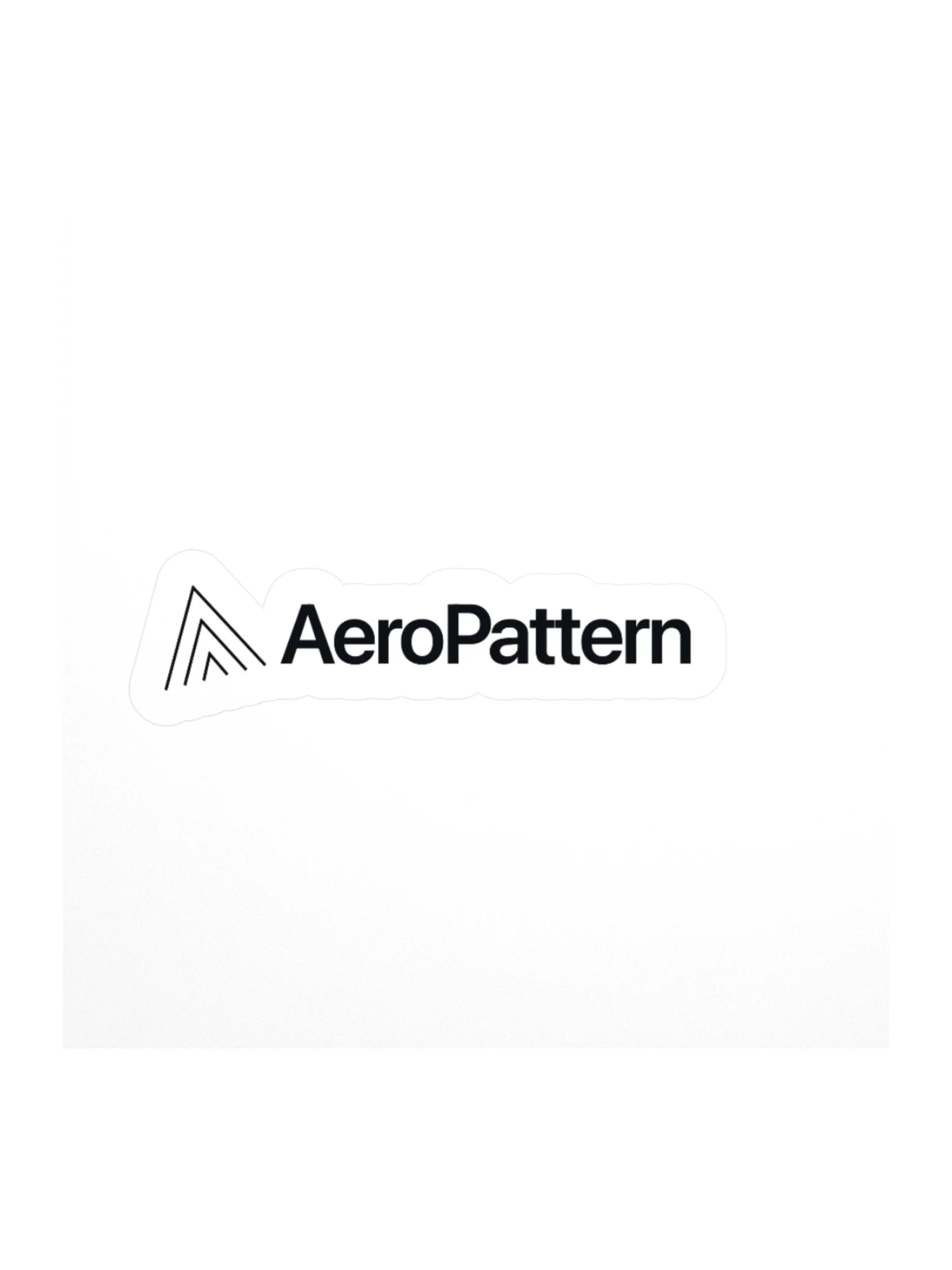 AeroPattern Minimal Kiss Cut Sticker product image (2)