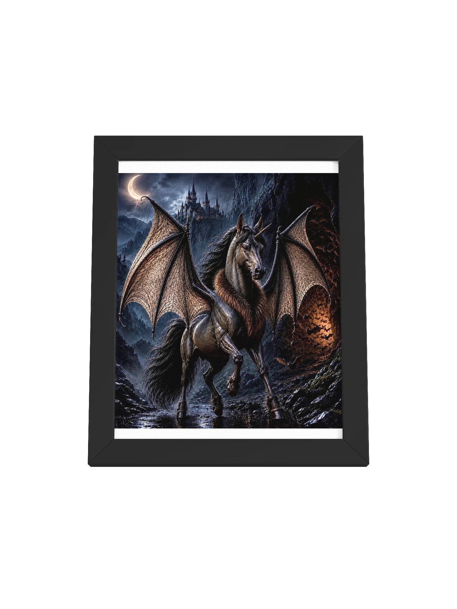 Halloween Unicorn Framed Poster I product image (97)