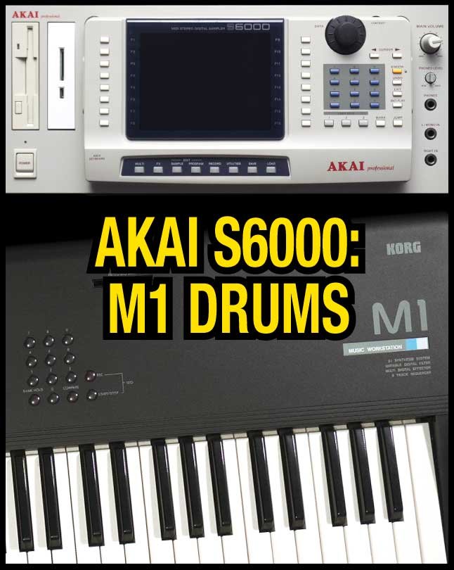 Akai S6000: Korg M1 Drums product image (1)
