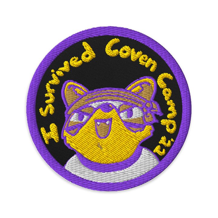 CC22 Traysh Pandas Gold Patch product image (1)