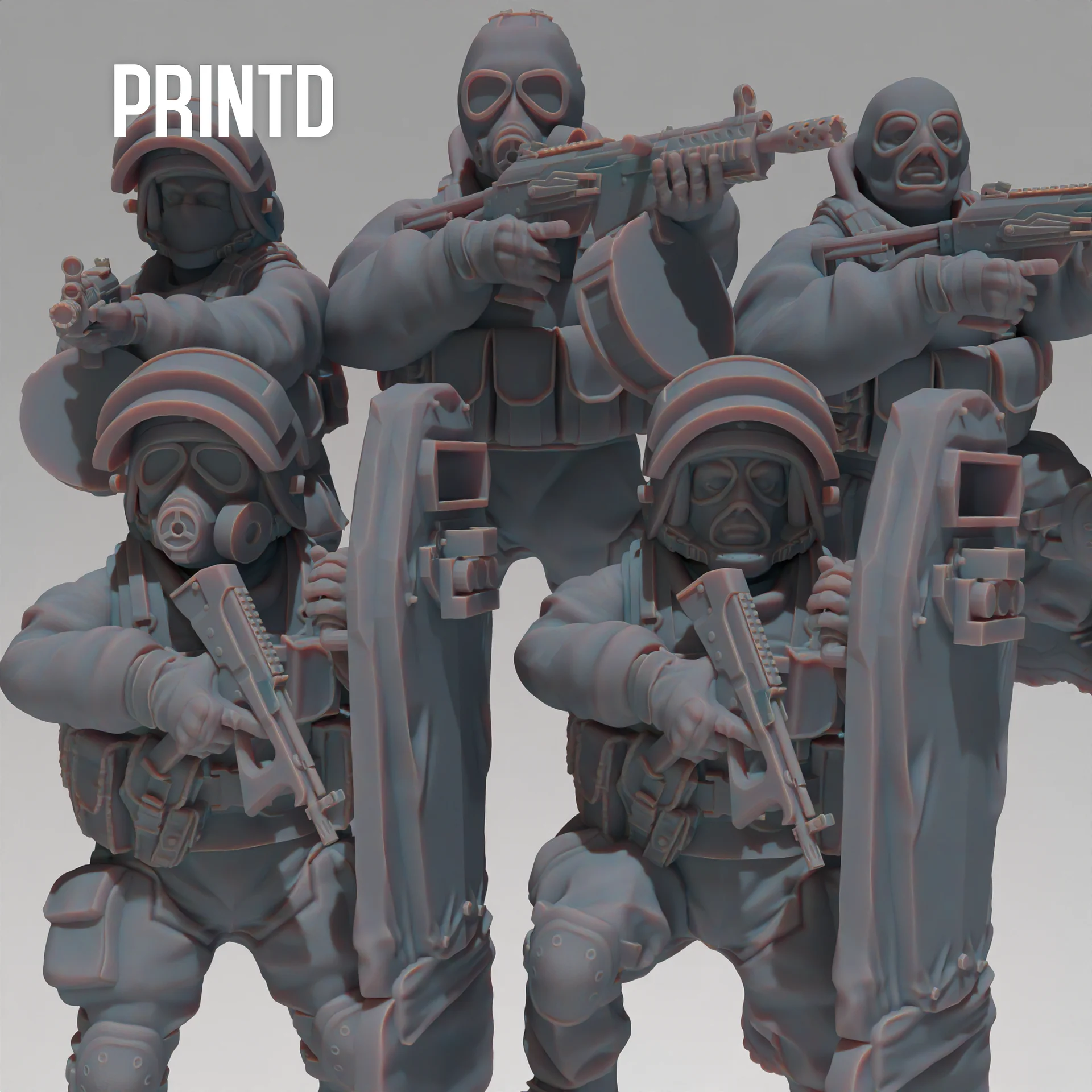Russian Spetznaz GORKA Team - Modern Warfare Wargame Hobby Resin Scale Models product image (1)