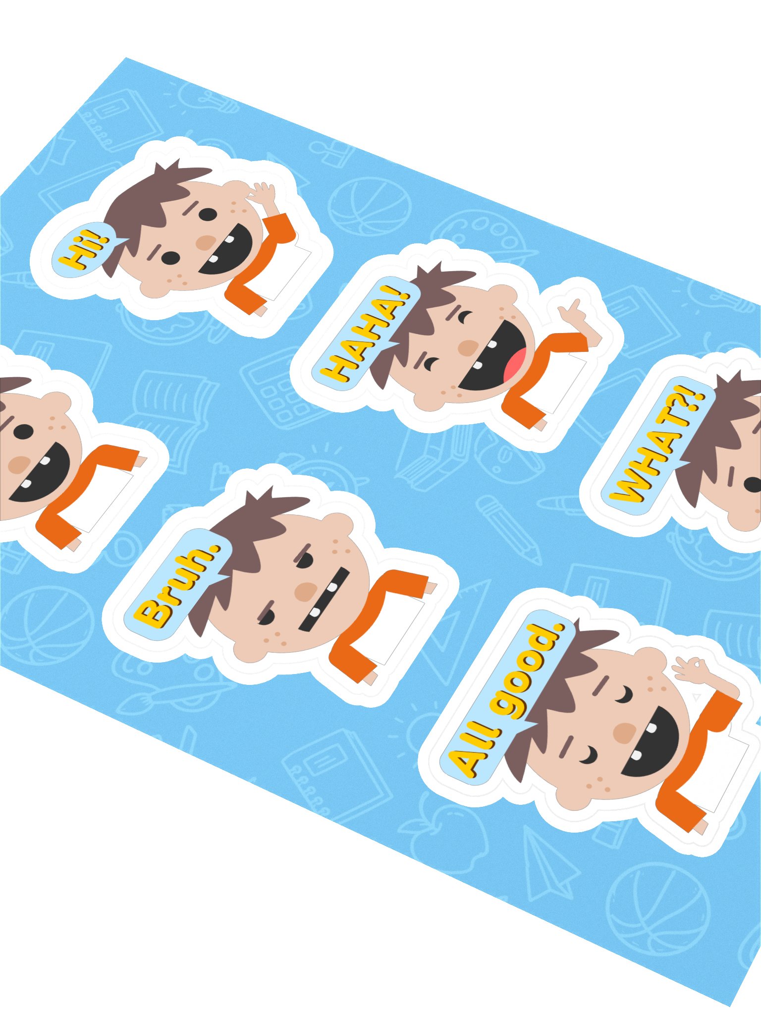 Roys Bedoys Emoji Sticker Sheet product image (2)