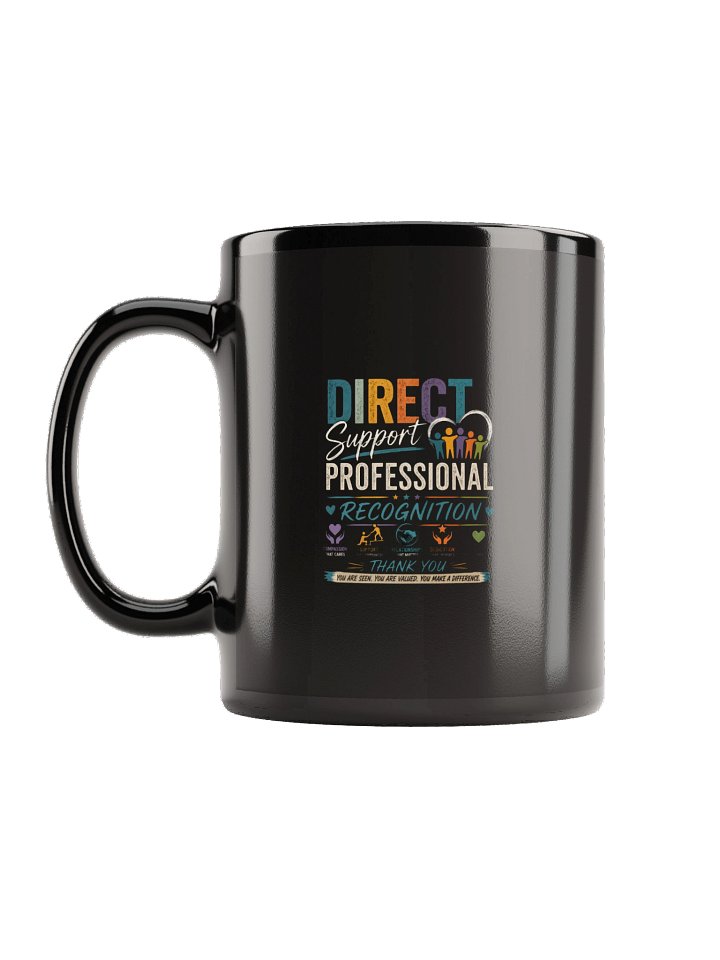 DSP Recognition Black Glossy Mug product image (1)