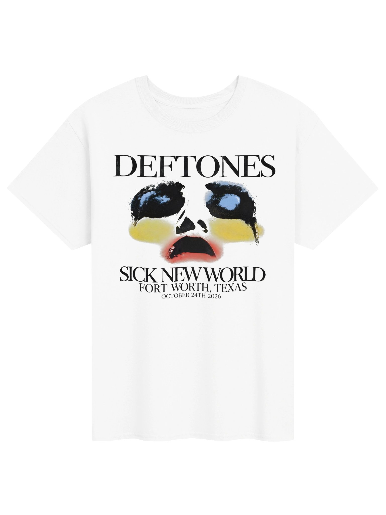 Deftones Sick New World Texas 2026 Merch Tshirt product image (1)