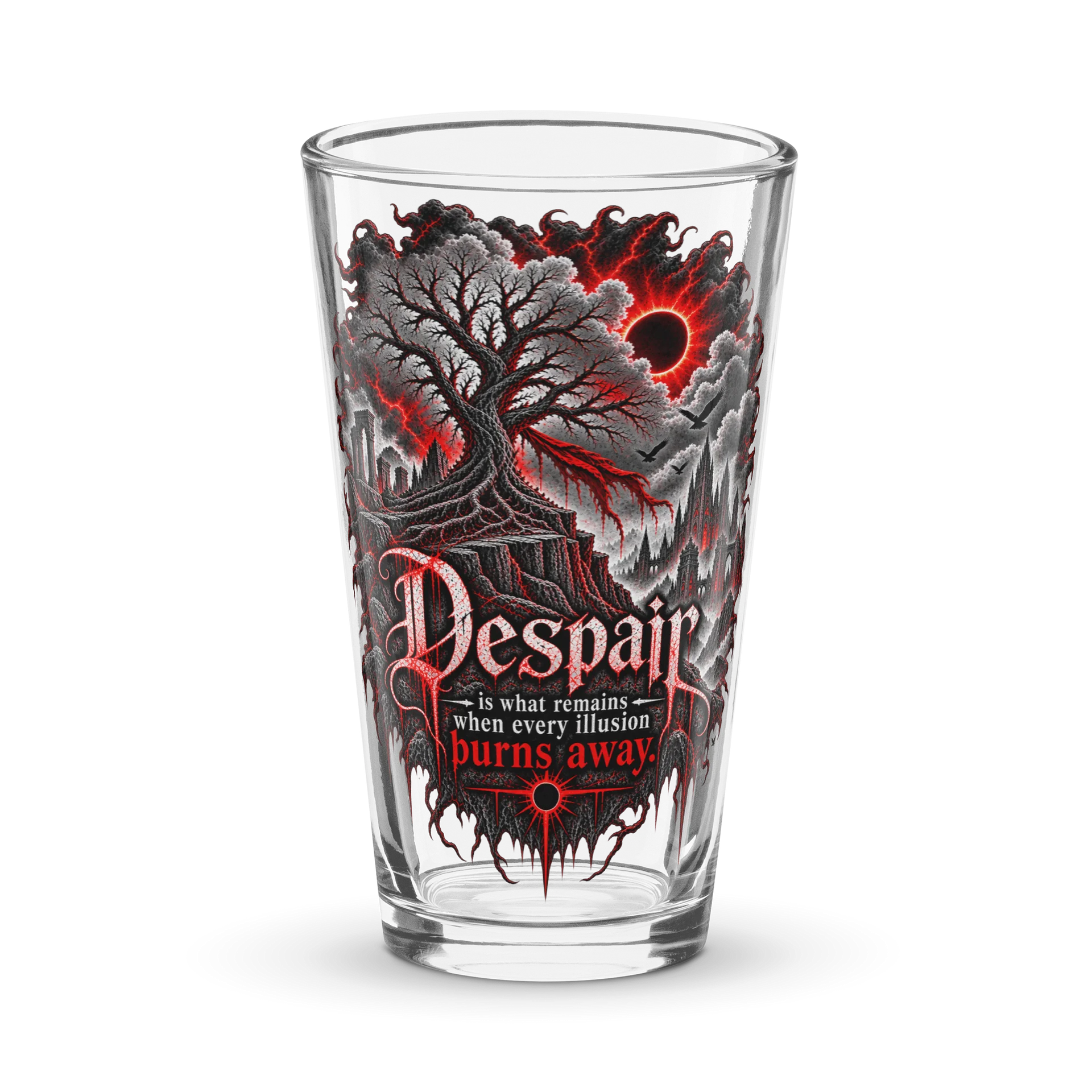 Despair Eclipse Shaker Pint Glass product image (1)