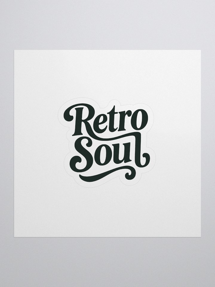 Retro Soul Kiss Cut Stickers product image (1)