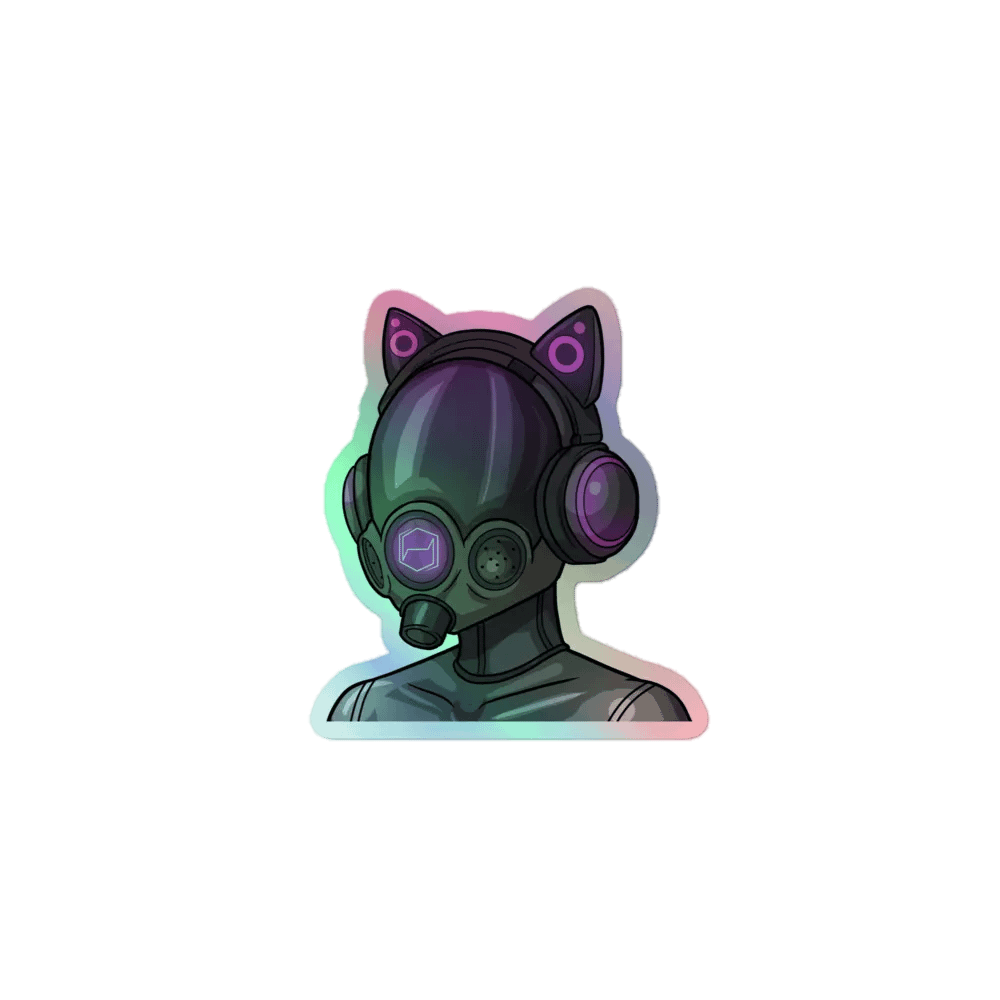 HexCorp Drone Holographic Sticker | X+H