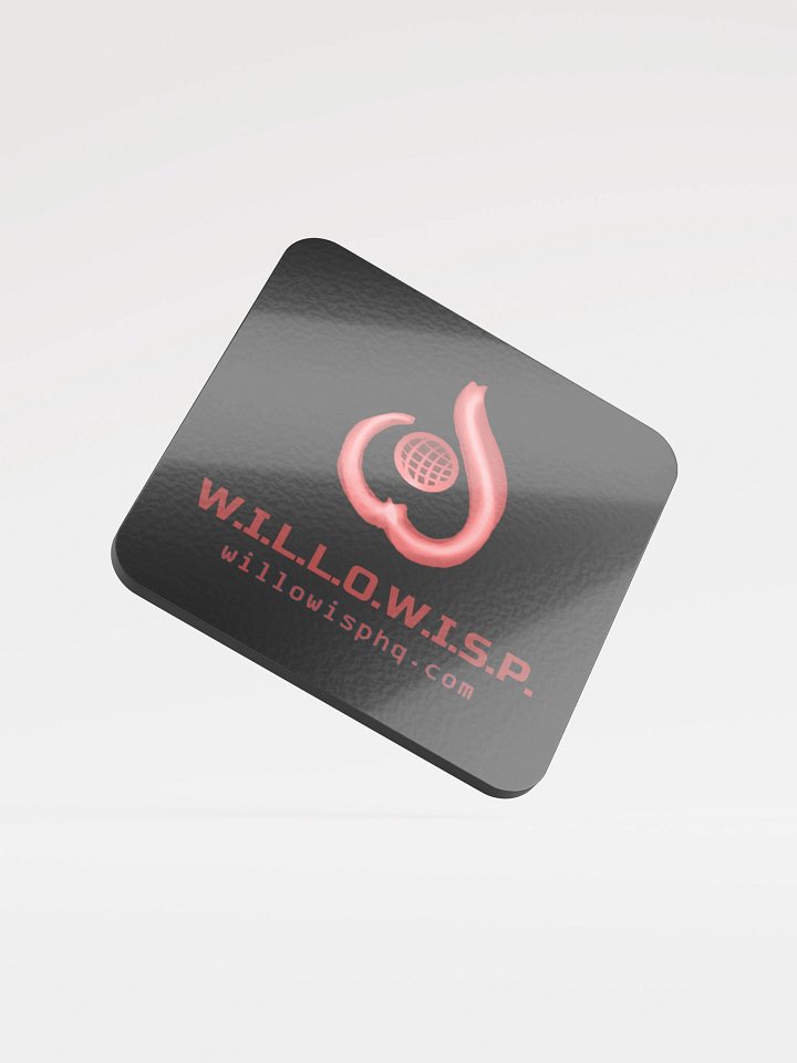 WILLOWISP Intern Cork Coaster (black) product image (1)