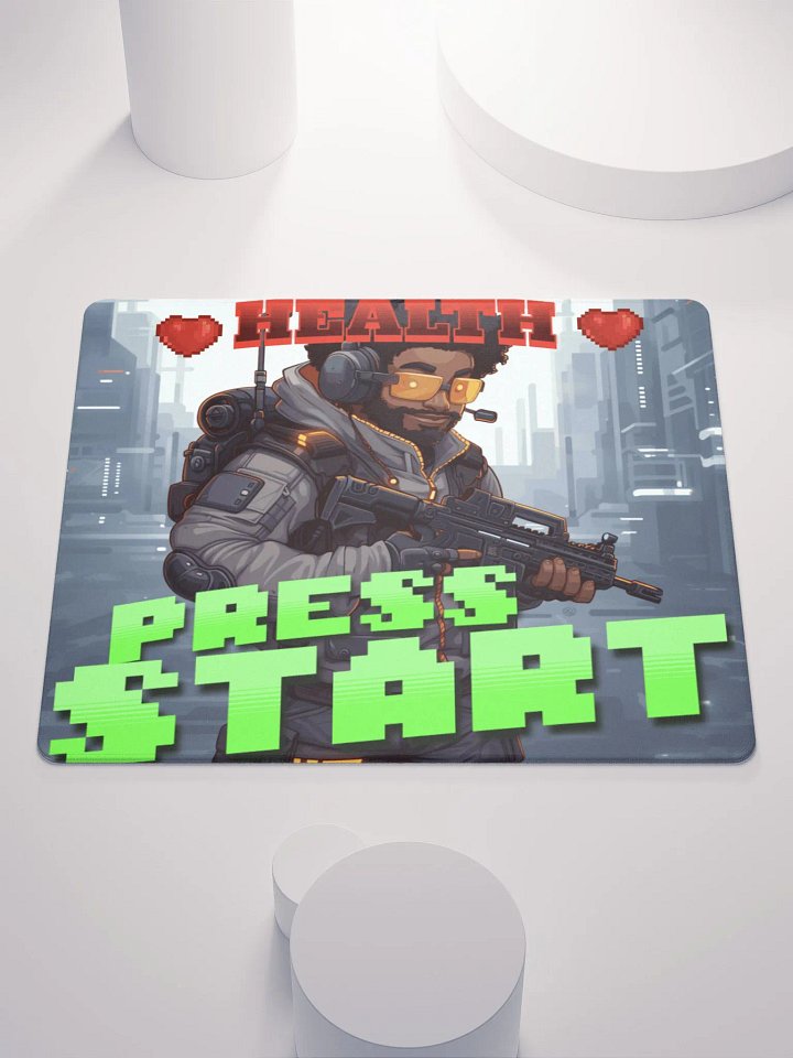 Shadoss HD - Press Start Mouse Mat product image (1)