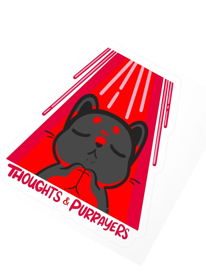 Thoughts&Purrayers(Dark) product image (2)
