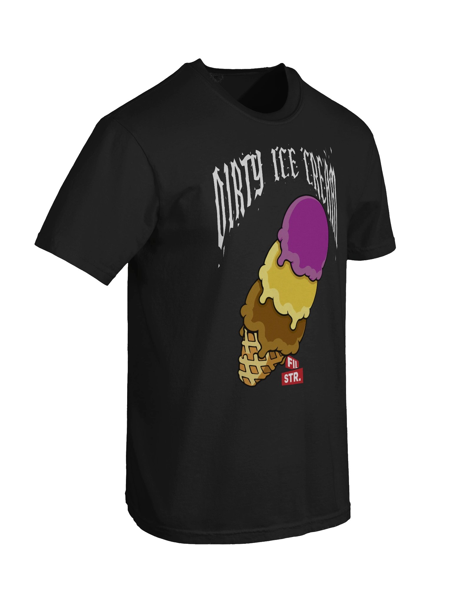 DIRTY ICE CREAM BLACK TEE product image (5)