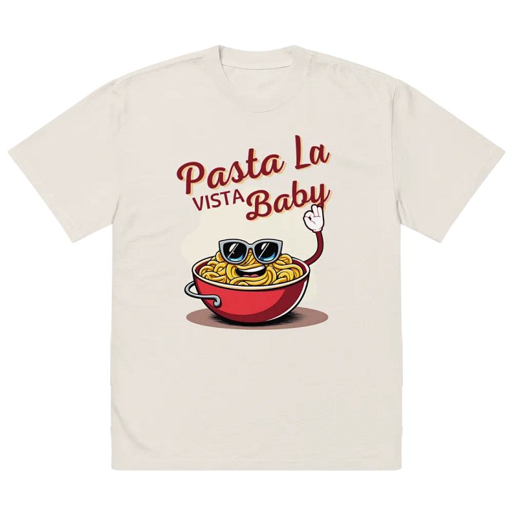 Pasta La Vista Baby Oversized Faded T-Shirt product image (14)